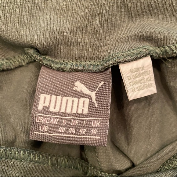 PUMA Logo Leggings in Olive Army Green NWT - Picture 11 of 13